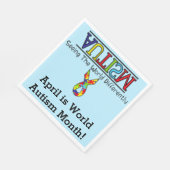 Autism — Standaard Luncheon Servet (Hoek)