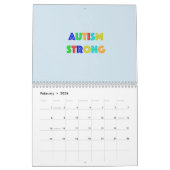 Autism Strong Calendar Kalender (Feb 2026)