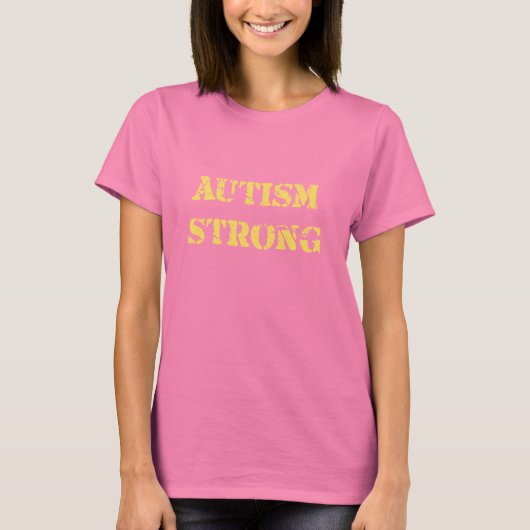 Autism Strong T-shirt (Voorkant)