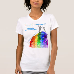 Autism Support beklimt nieuwe hoogten vrouwen en m T-shirt