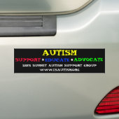 Autism Support Bumpersticker (Op auto)
