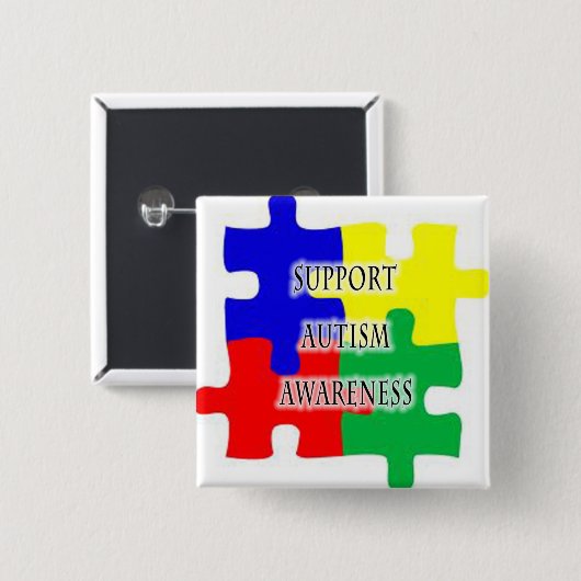 Autism Support Button (Voorkant /achterkant)