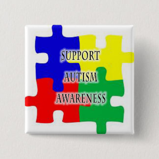 Autism Support Button
