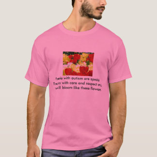 Autism T-Shirt, Flowers T-shirt