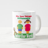 Autism World - Jumbo Mug (Devant droit)