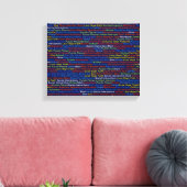 Autism Wrapped Canvas (gloss) Afdruk (Insitu (Woonkamer))