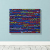 Autism Wrapped Canvas (gloss) Afdruk (Insitu (Houten vloer))