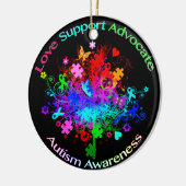 Autismboom in spectrum keramisch ornament (Links)