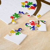 Autismboom van het leven legpuzzel (Zijkant)
