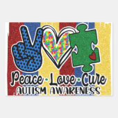 Autisme 19" x 29" Feuilles papier enveloppantes (Devant)