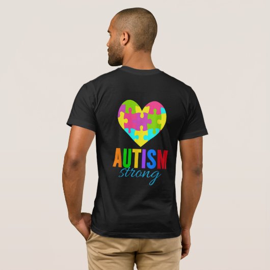 Autisme 3:16 T-shirt (Dos entier)