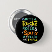 Autisme 3 ronde button 5,7 cm (Voorkant /achterkant)