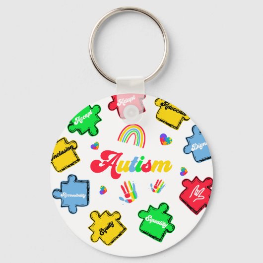 autisme (3 sleutelhanger (Voorkant)