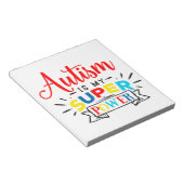 Autisme 5,5-inch x 6-inch laptop - 40 pagina's notitieblok (Schuin)