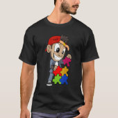 Autisme aap puzzle Autistic Awareness T-shirt (Voorkant)