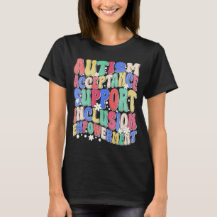 autisme acceptatie inclusie steun empowerment t-shirt