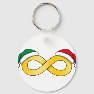 Autisme Acceptatie Kerst Sleutelhanger