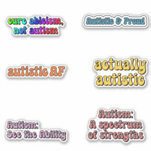 Autisme Acceptatie Neurodiversity Awareness Pack Sticker