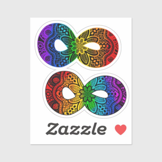 Autisme Acceptatie Neurodiversity Sticker Pack (Vel)