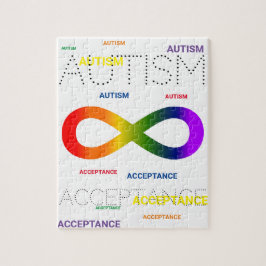 Autisme Acceptatie oneindige stippen Puzzle Legpuzzel