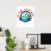 autisme acceptatie smiley  poster (Thuiskantoor)