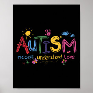 Autisme accepteren Begrijp liefdesautisme - Mon Poster