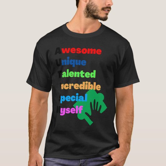 Autisme Acronym T-shirt (Voorkant)