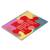 Autisme Acrostic Notitieboek (Linkerzijde)