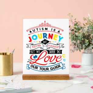 Autisme acryl teken bord