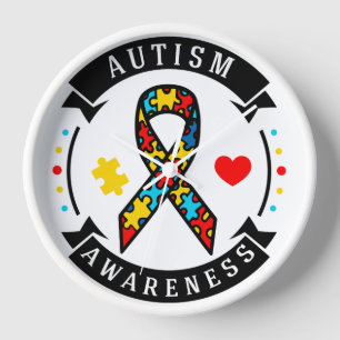 Autisme Acrylwandklok