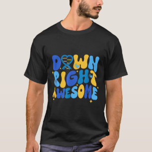 Autisme adhd down syndroom bewustzijn 321 naar ben t-shirt