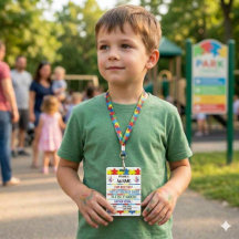 Autisme Alert Niet-verbale Autistische Contactbadg