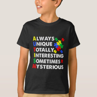 Autisme altijd uniek t-shirt