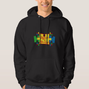 Autisme anders en prachtig actief hoodie