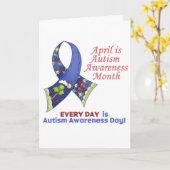 Autisme, april en elke dag kaart (Gele Bloem)
