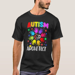 Autisme Architect Puzzel Autisme Bewustzijn Autist T-shirt