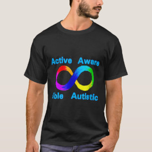 Autisme-Autisme Bewustzijn Acceptatie Regenboog On T-shirt