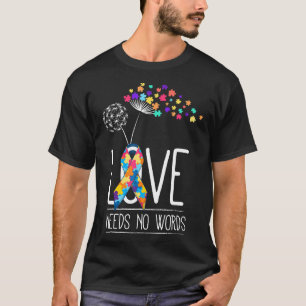 Autisme-Autisme Bewustzijn Steun Lieve Cadeaus Lie T-shirt