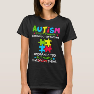 Autisme-autisme is geen tragedie die achterblijft t-shirt