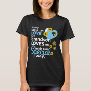 Autisme-Autisme Opa Oma Elk Kind Kan Liefhebben T-shirt