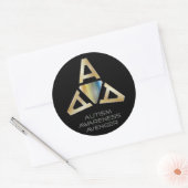 Autisme Avenger Logo Stickers (Envelop)