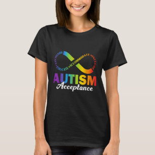 Autisme Awareness Acceptatie Shirt Infinity Symboo