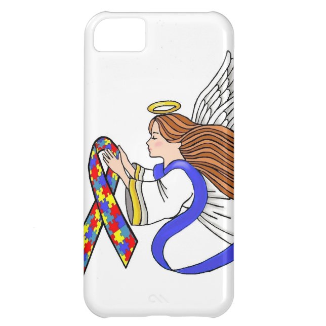 Autisme Awareness Angel Case-Mate iPhone Case (Achterkant)