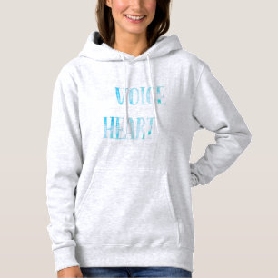 Autisme Awareness Apparel haar stem ze is mijn har Hoodie