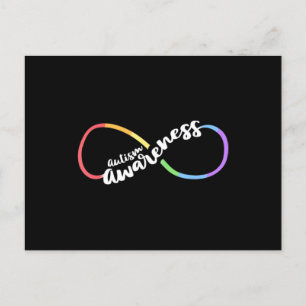 Autisme Awareness Autistic Acceptation Rainbow Inf Briefkaart
