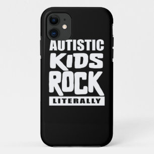 Autisme Awareness Autistic Kinder Rock letterlijk iPhone 11 Hoesje