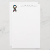 Autisme Awareness Briefpapier (Voorkant / Achterkant)