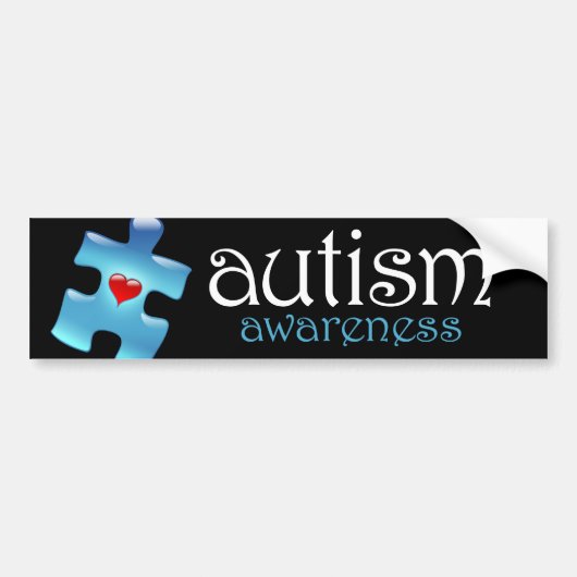 Autisme Awareness Bumpersticker (B2) (Voorkant)