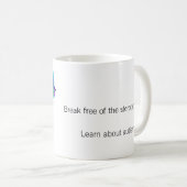 Autisme Awareness Caged Bird Mok (Voorkant rechts)