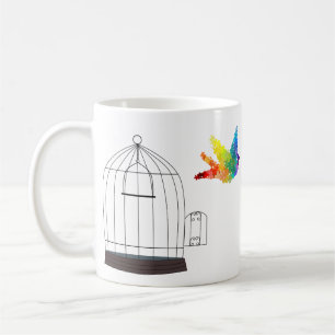 Autisme Awareness Caged Bird Mok